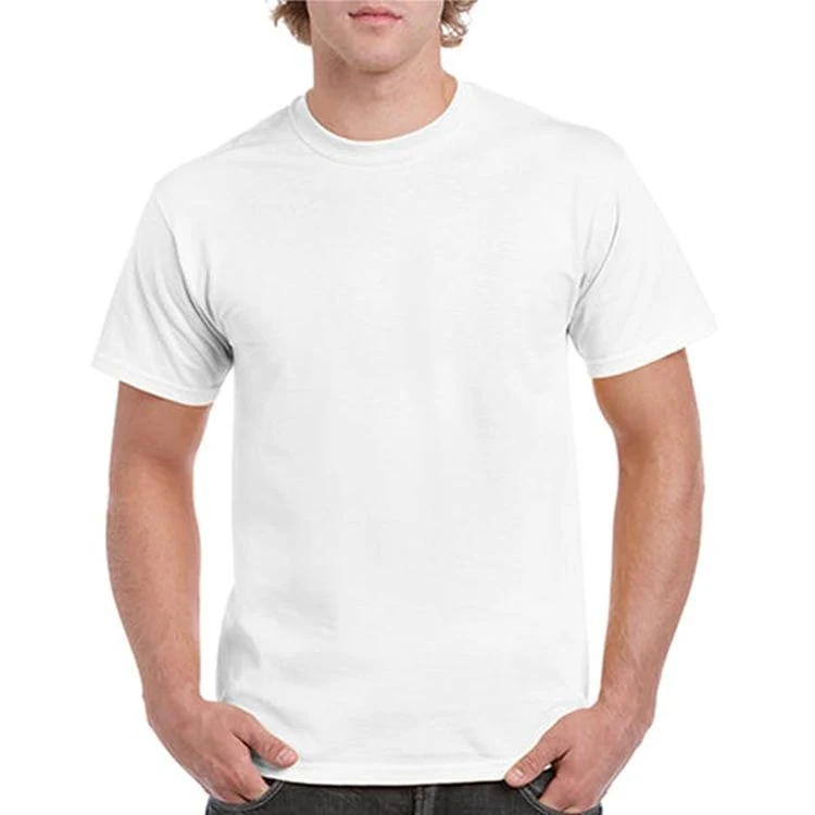 Gildan Irregular Men's T-Shirts - White Small 1