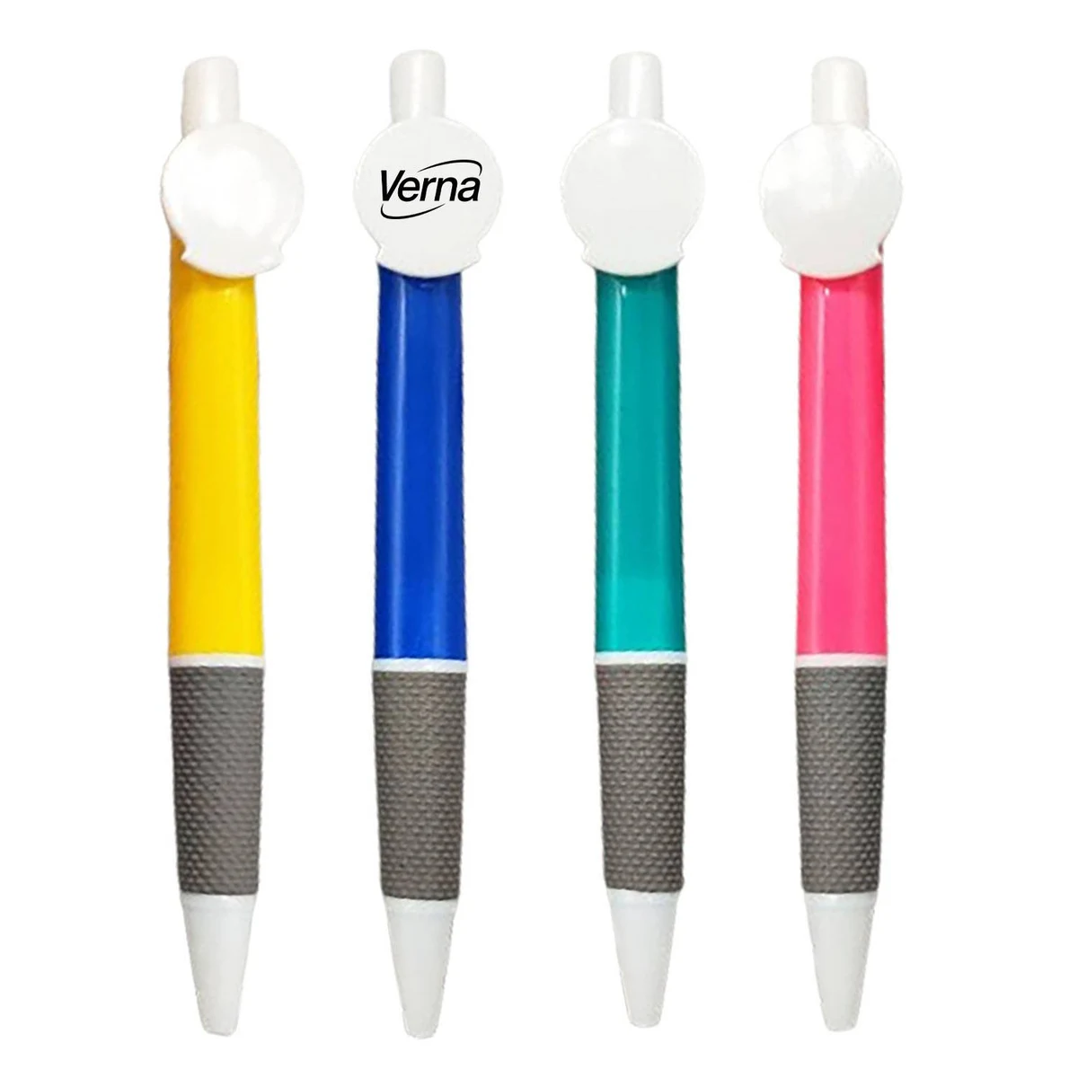 0.7mm Press-Type Plastic Ballpoint Pen, custom pen with logo imprint 1
