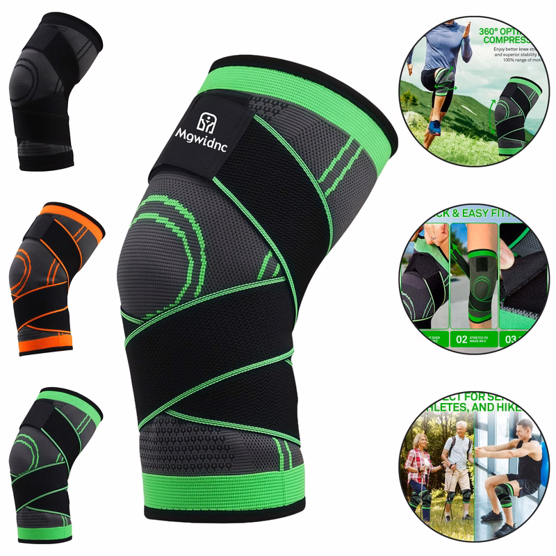Adjustable Compression Knee Brace for Running