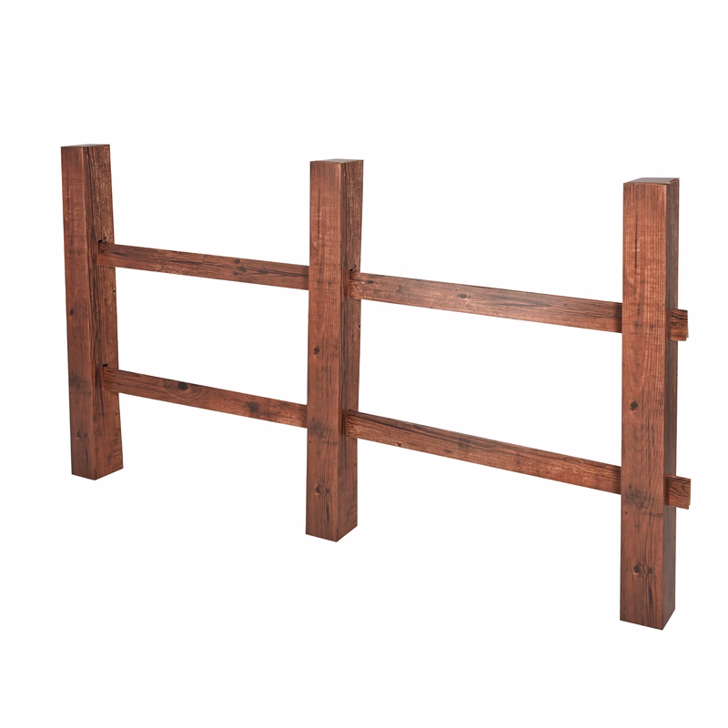 3-D Brown Fence Prop
