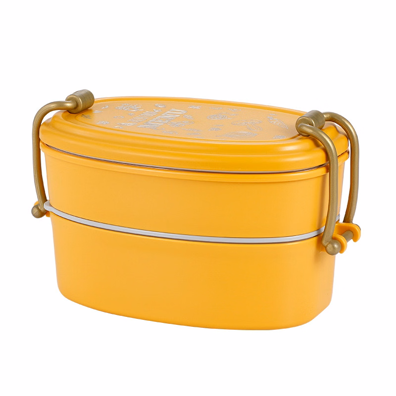 Double Oval Bento Box