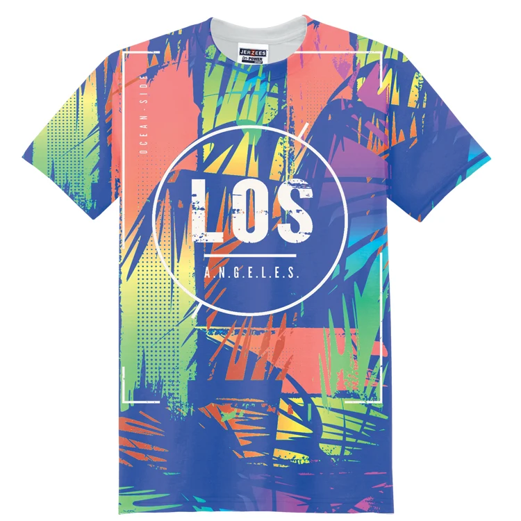 One Side Full Sublimation Print Traditional Tee Shirt 1