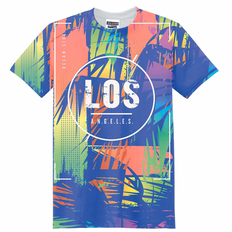 One Side Full Sublimation Print Traditional Tee Shirt