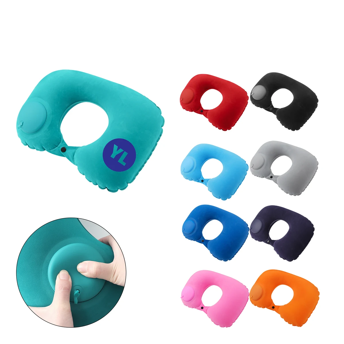 MOQ100 Foldable And Portable U-Shaped Pillow 1