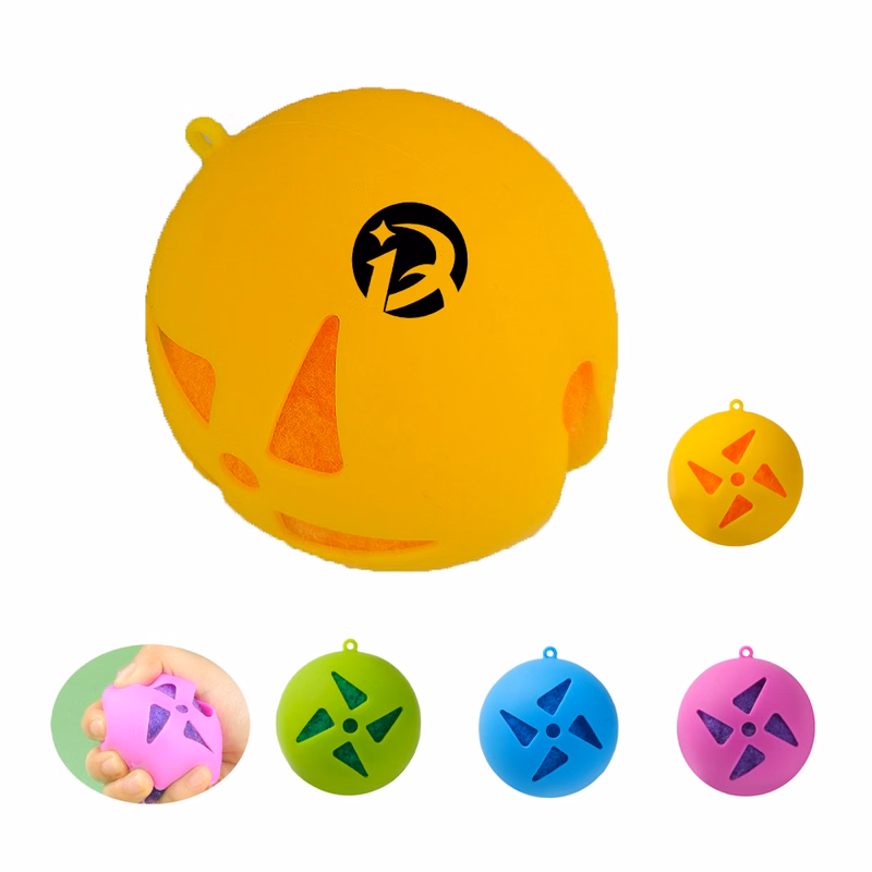 Absorbent plush stress relief ball