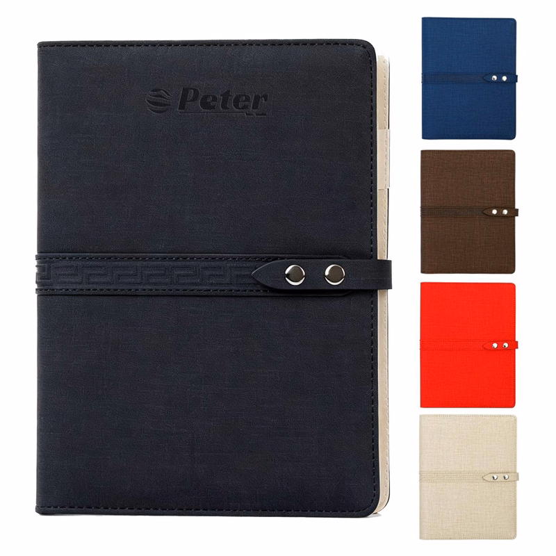 A5 Snap Button Loose Leaf Notebook