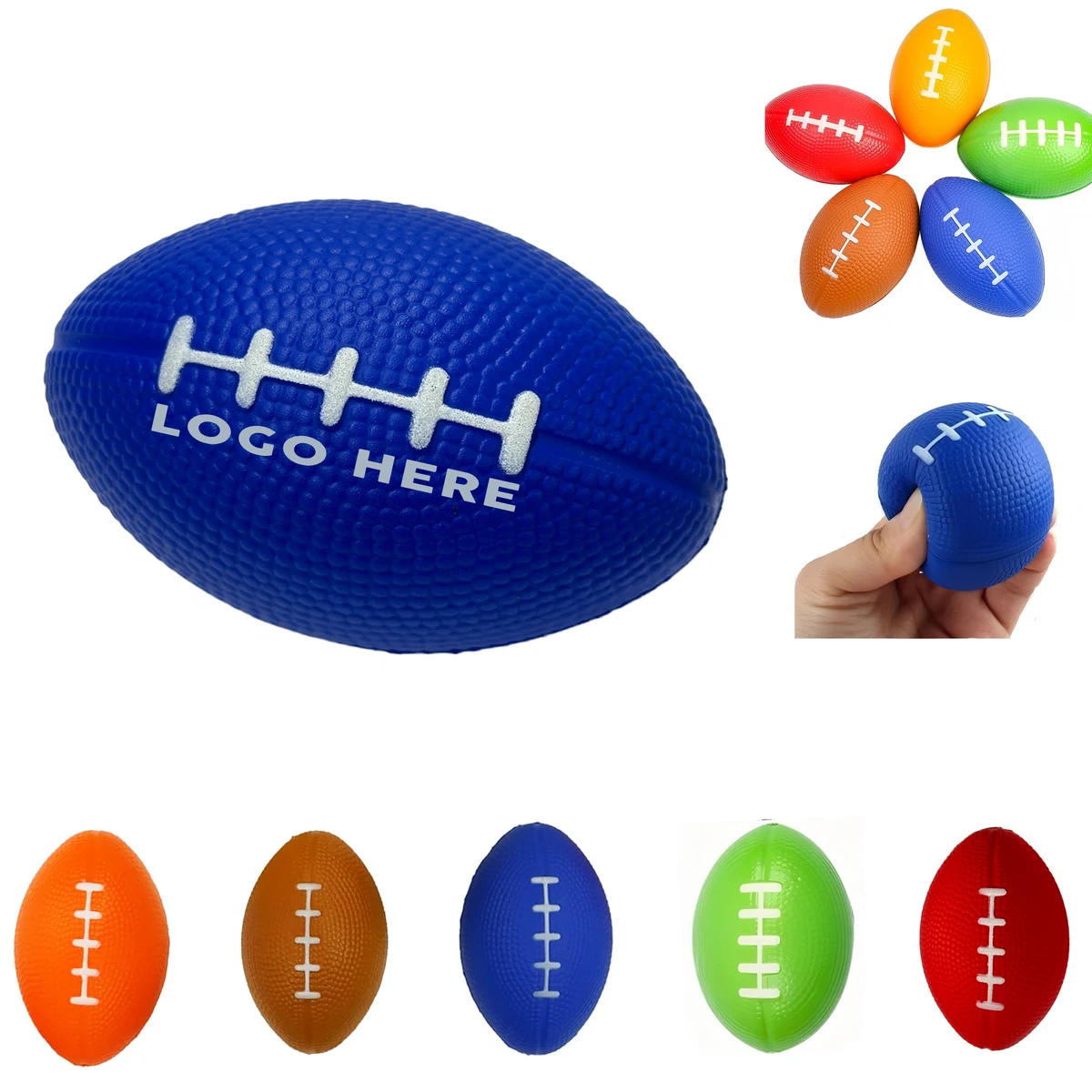 Mini Oval Sports Shape Hand Fidget Toy 1