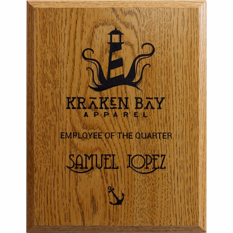 Oak Plaque (8"x10")
