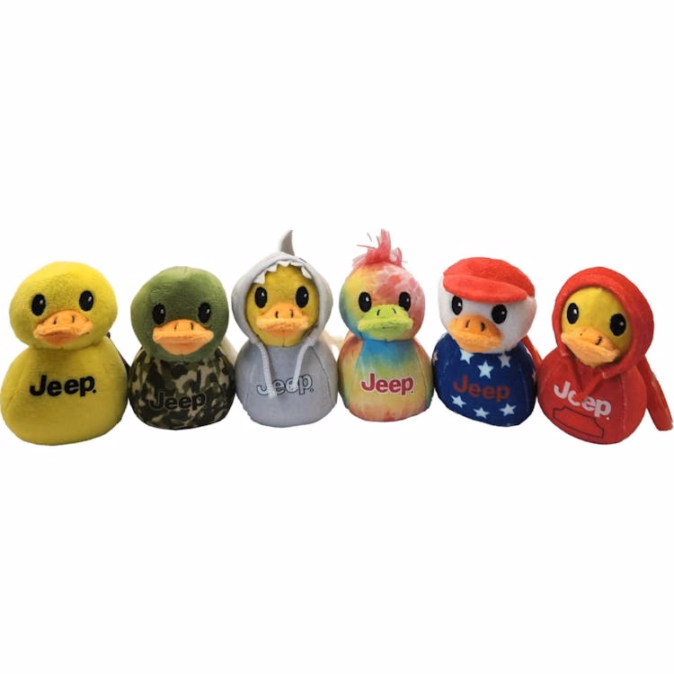 Jeep Ducks Plush Assorted - 3.37" Tall