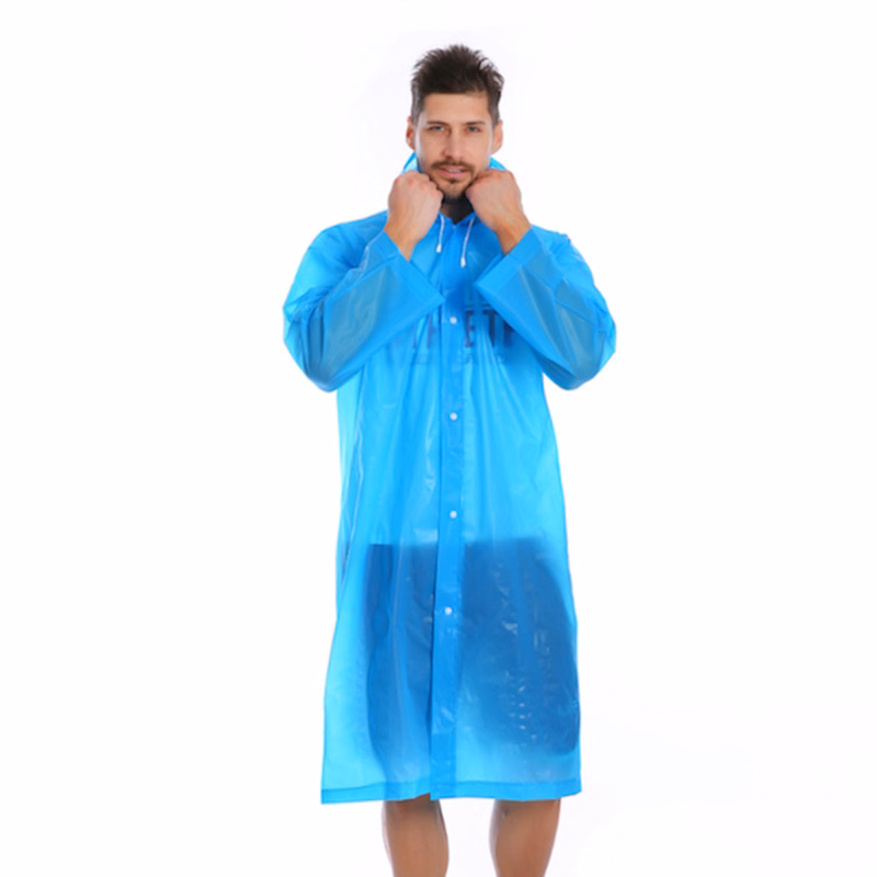 Transparent Unisex Raincoat Rain Jacket
