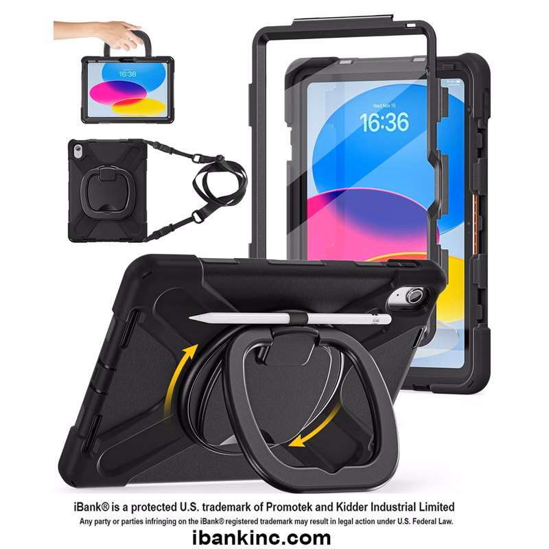 iBank ® Shockproof Case for iPad Air 13 M3 2025/ M2 2024, iPad Pro 12.9