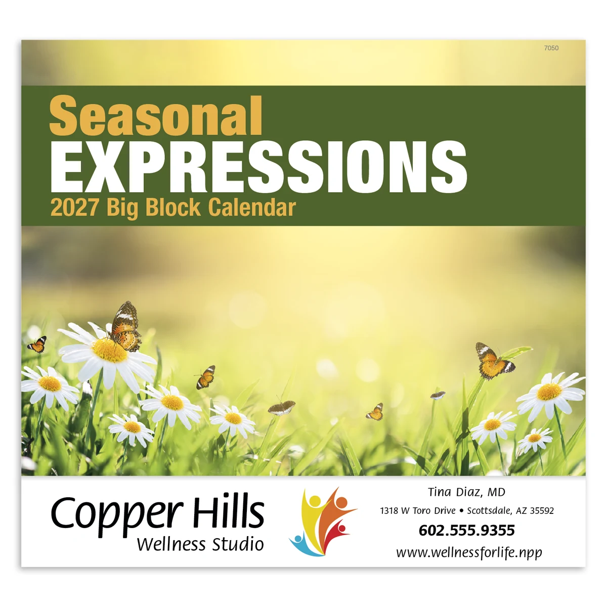 Good Value™ Seasonal Expressions Big Block - Stapled Calendar 1