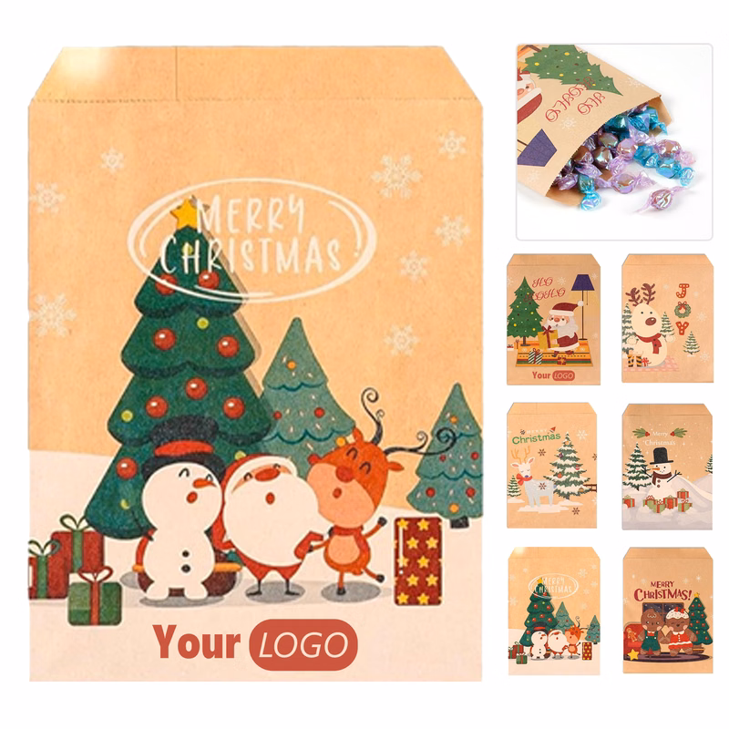 Merry Christmas Paper Gift Bags