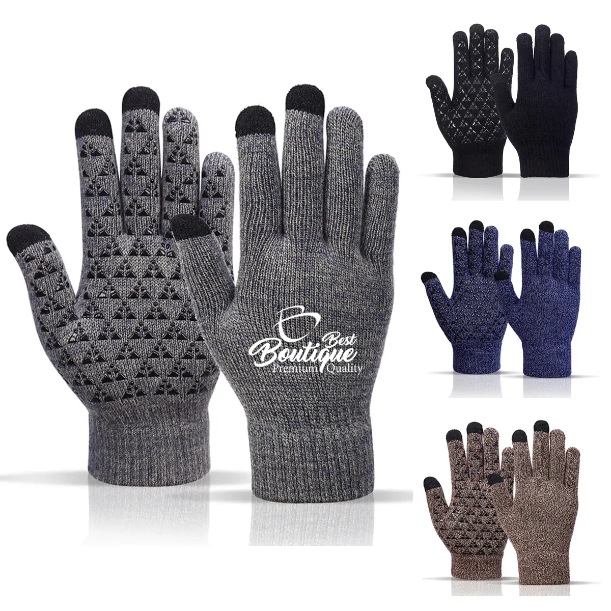 In Stock Touch Screen Texting Warm Therma Gloves 1