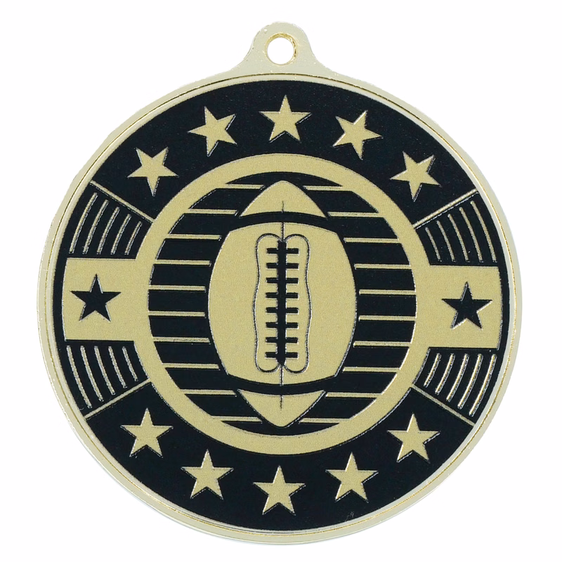 Football Simucast Medallion (2-1/8")