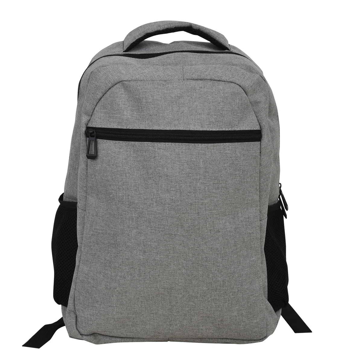 15.6" Laptop Backpack in Premium Melange Light Gray 1
