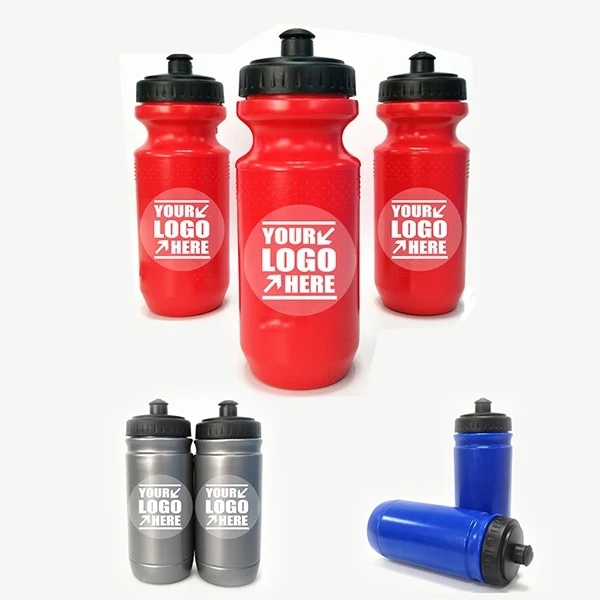 Custom BPA FREE Sport Bottle With Push Pull Lid 1