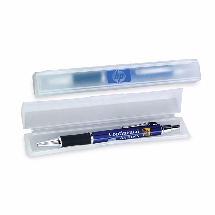 Slim Frosted Plastic Flip Case- Imprinted