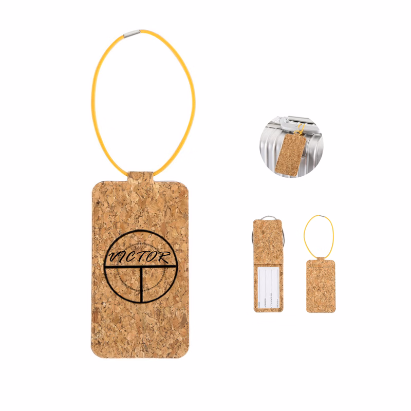 Waterproof PU Leather Travel Tag for Suitcases