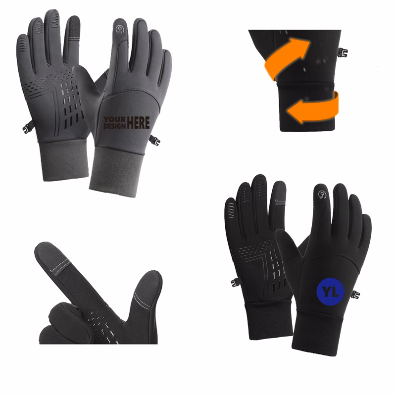 Durable Fleece-Lined Gloves For Winter Sports