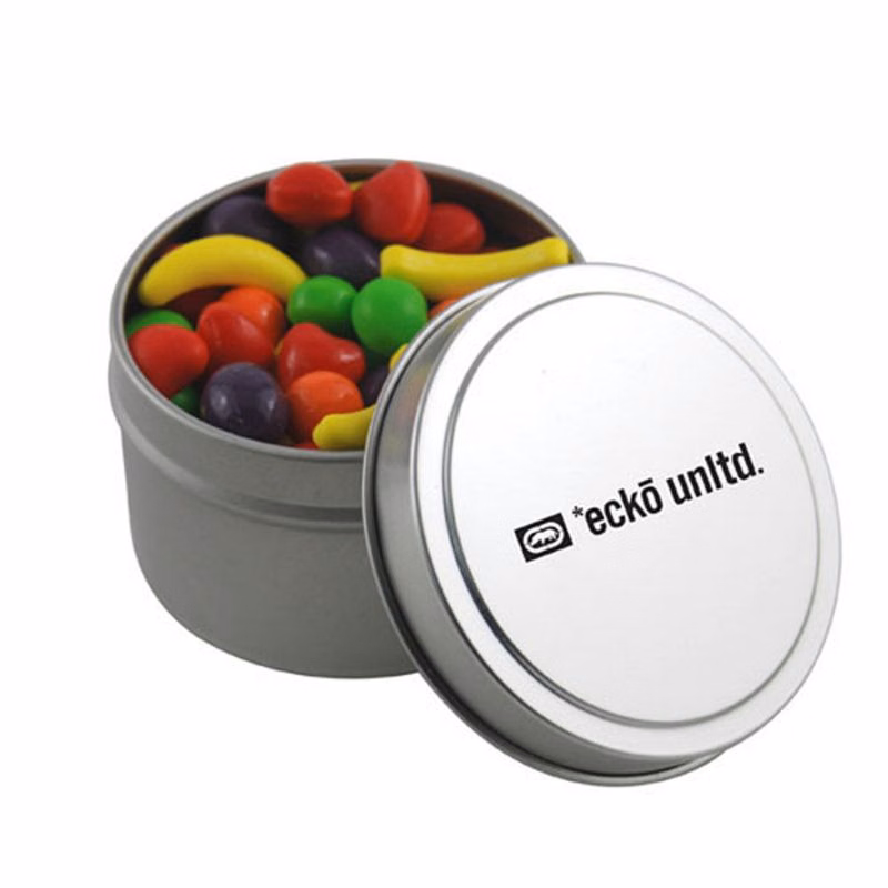 Round Tin with Candy Fruitz