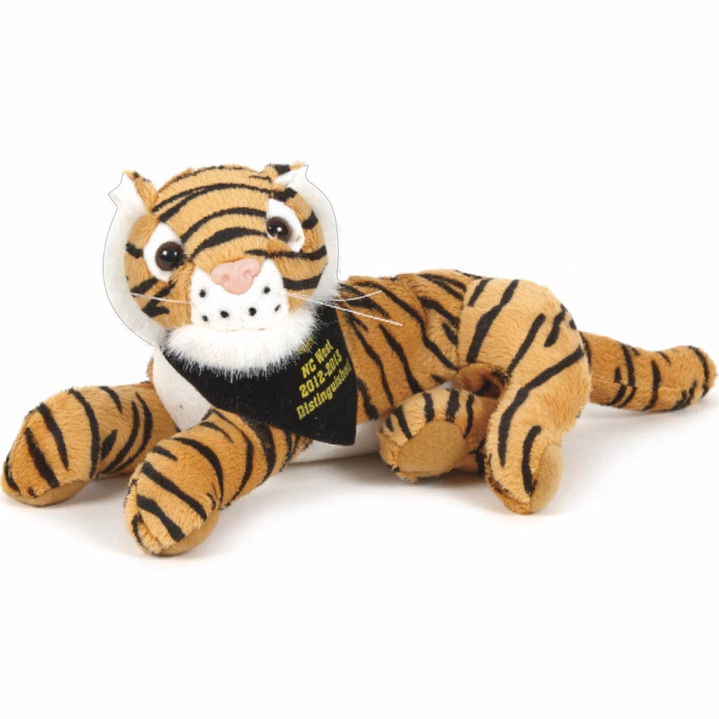 9" Realistic Stuffed Animal- Real Tiger
