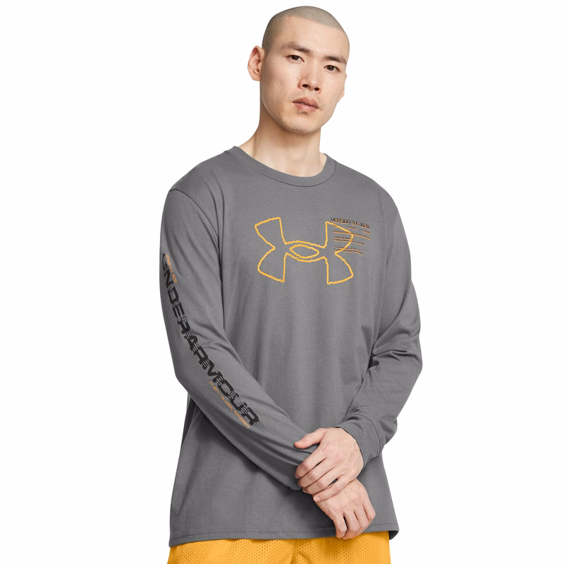 UA Glitch Big Logo Men's Long Sleeve