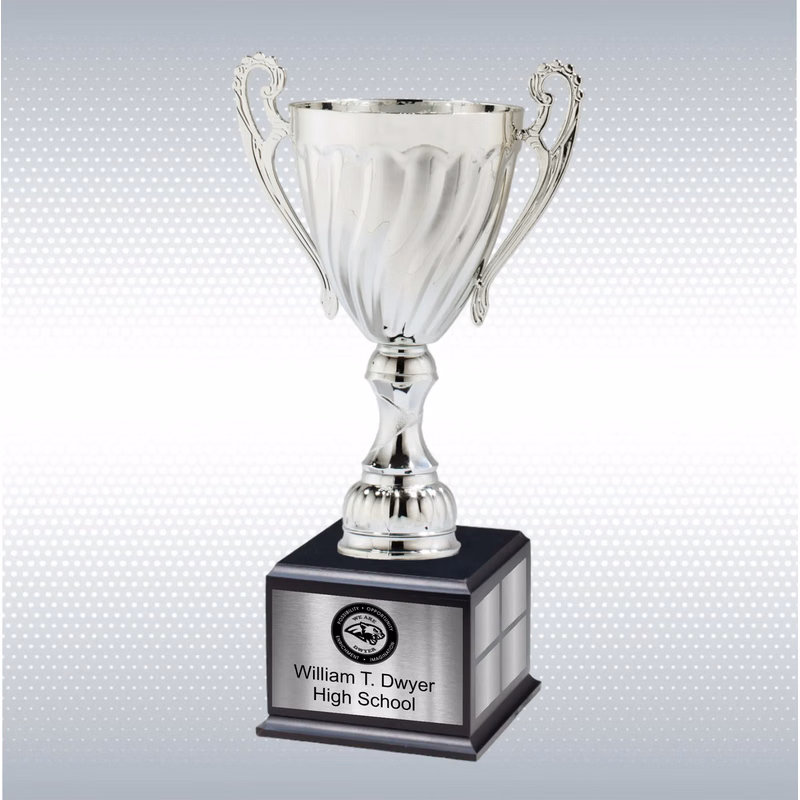 Silver Metal Cup w/ Black Perpetual Base