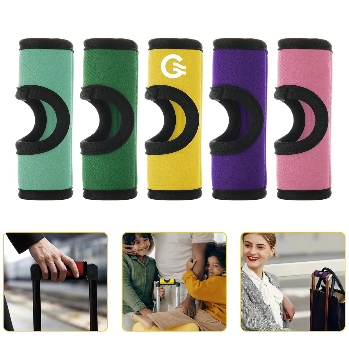 Neoprene Luggage Handle Package Tags 1