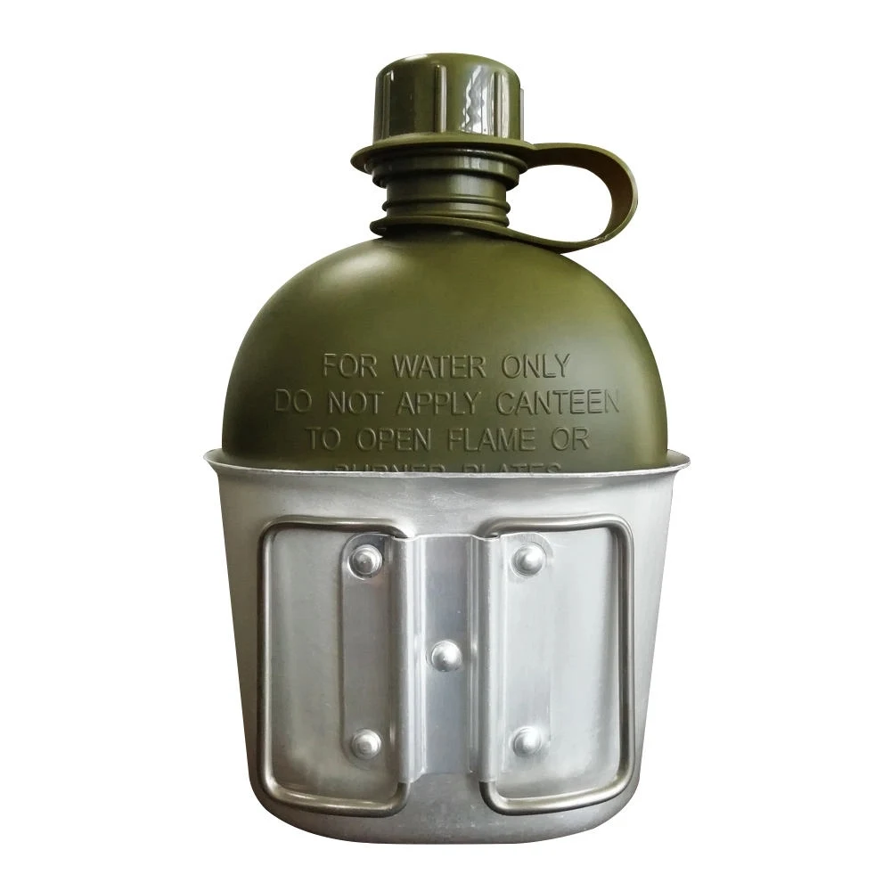 Tactical Water Bottle Milltary Aluminm Cooking Cup 1