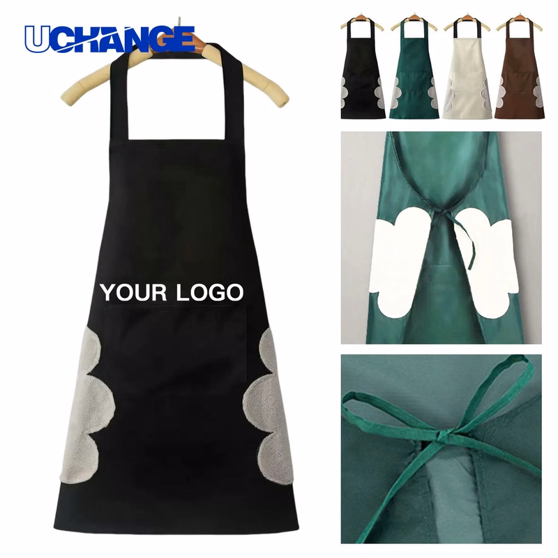 PVC Waterproof Cooking Kitchen Apron for Food Prep