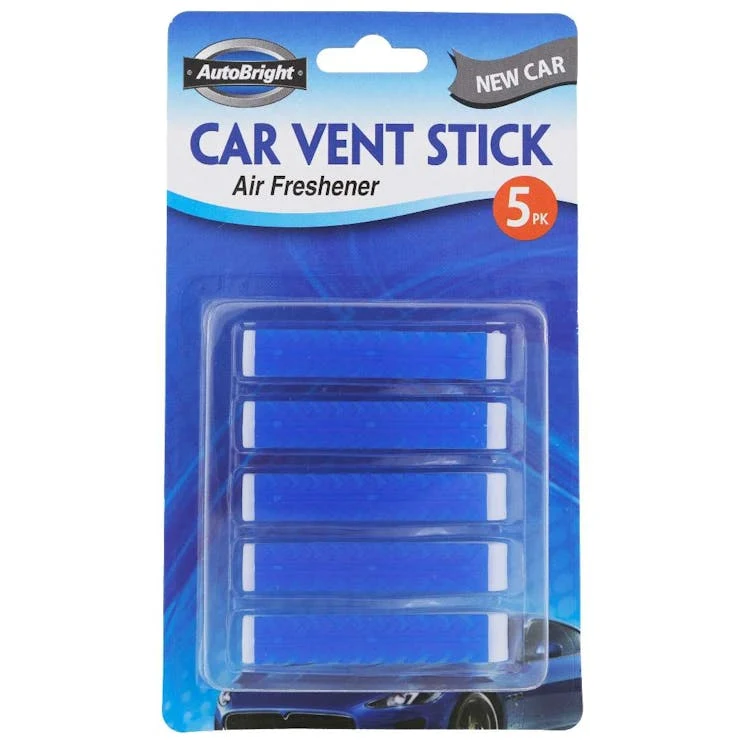 Air Freshener Sticks - New Car Scent 5 Pack 1