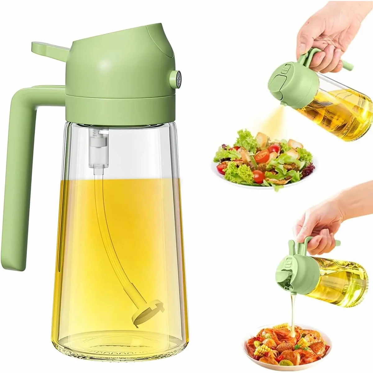 2 in 1 Oil Dispenser Bottle for Kitchen 1