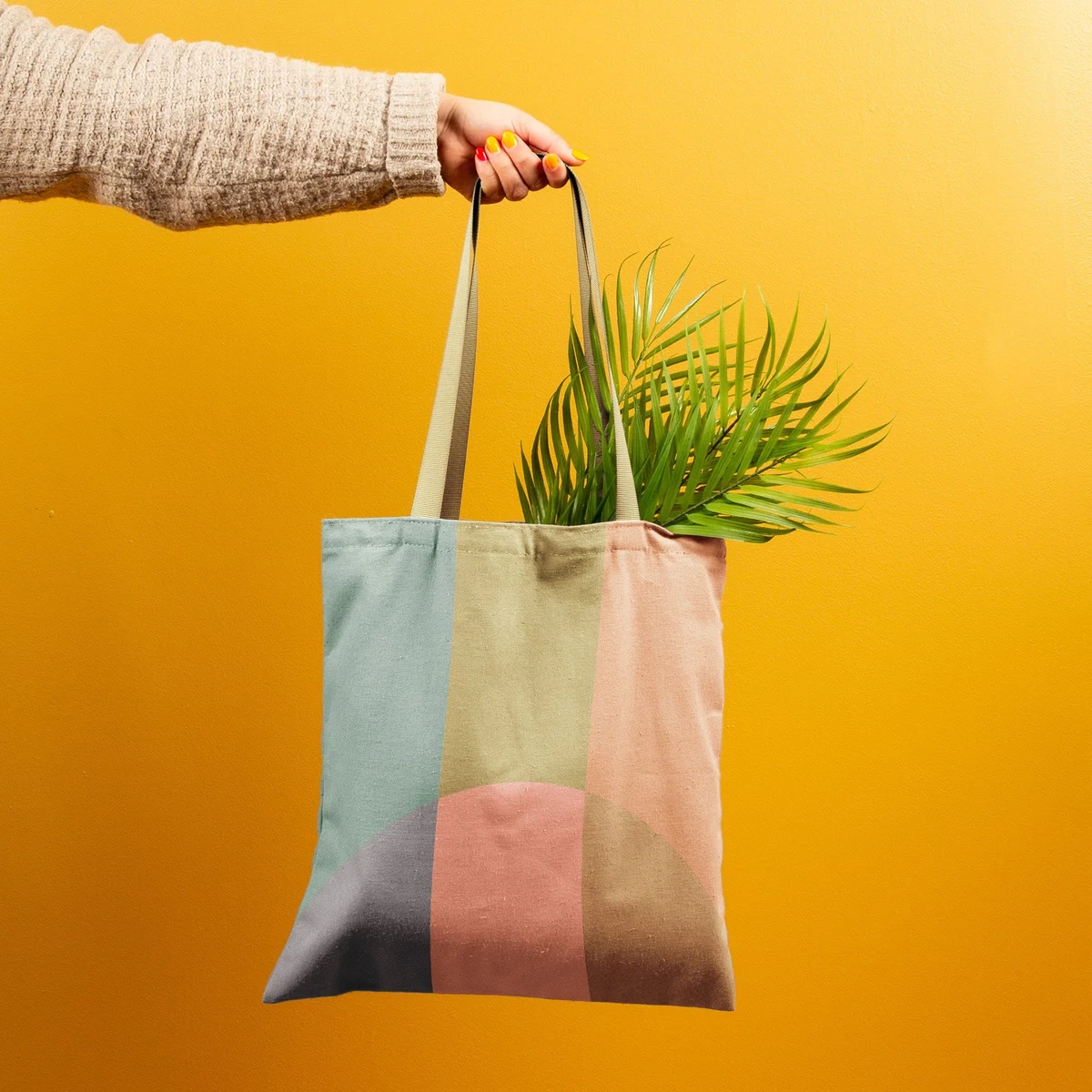 Main Squeeze - 4Cp Pigment Dyed Canvas, custom tote bag with logo imprint 1