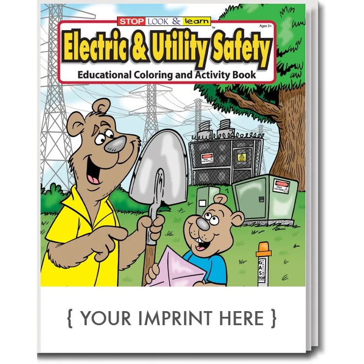 COLORING BOOK - Electric and Utility Safety Coloring & Activity Book 1