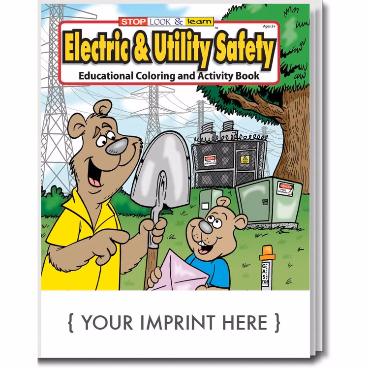 COLORING BOOK - Electric and Utility Safety Coloring & Activity Book