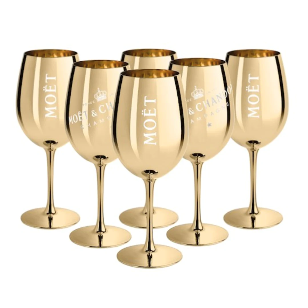 Metallic Wine Glasses 1