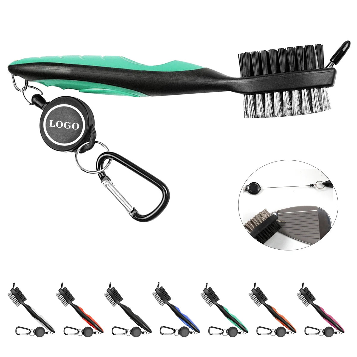 Golf Cleaning Tool with Ball Head 1