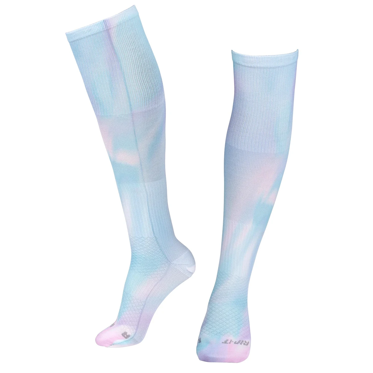 Girls' Soccer Socks - Holographic Pink - Small, custom youth shirt with logo imprint 1