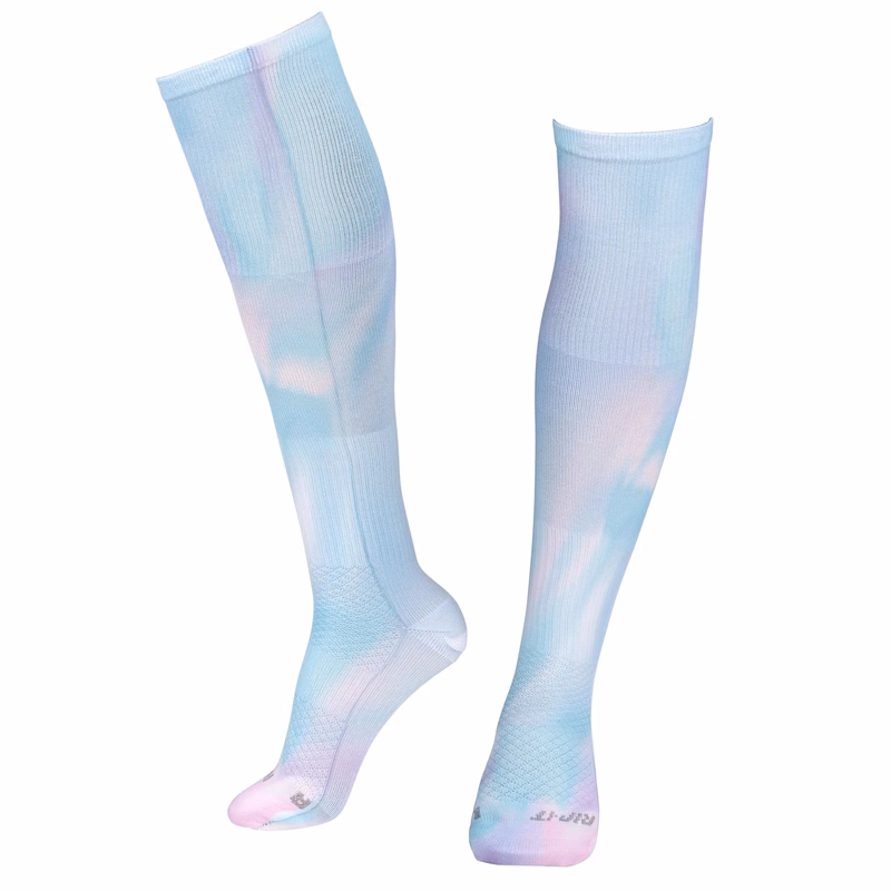 Girls' Soccer Socks - Holographic Pink - Small