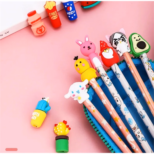 Custom Animal-Shaped Pen Cap Erasers — Full-Color Classroom & Corporate Giveaways