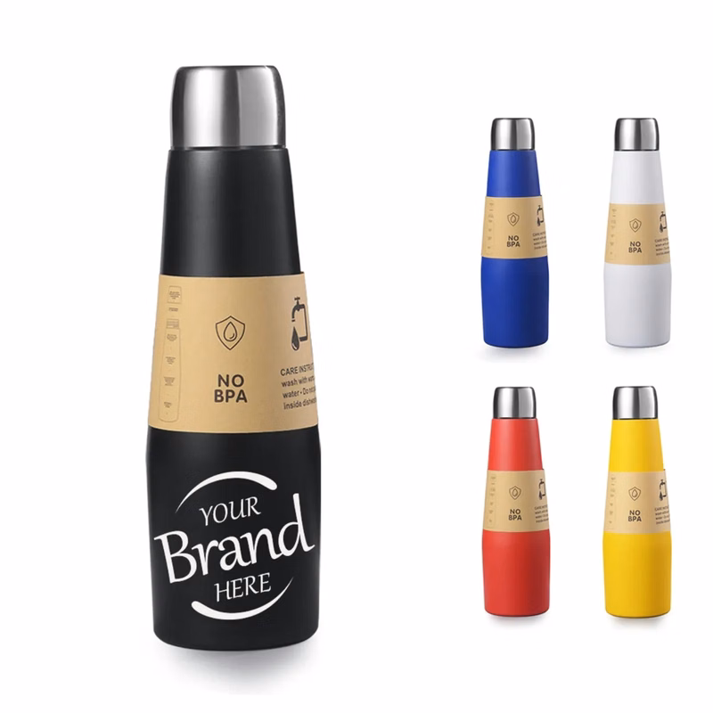 Cola Shape Insulated Water Bottle