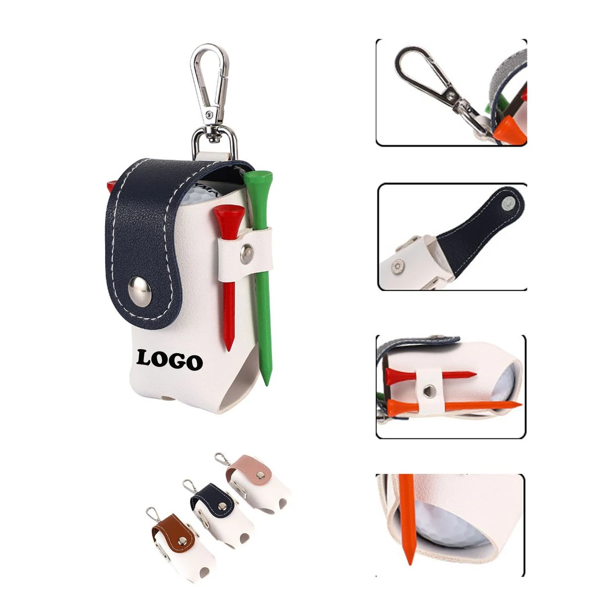 MOQ 10 pcs Mini Golf Ball Pouch 1
