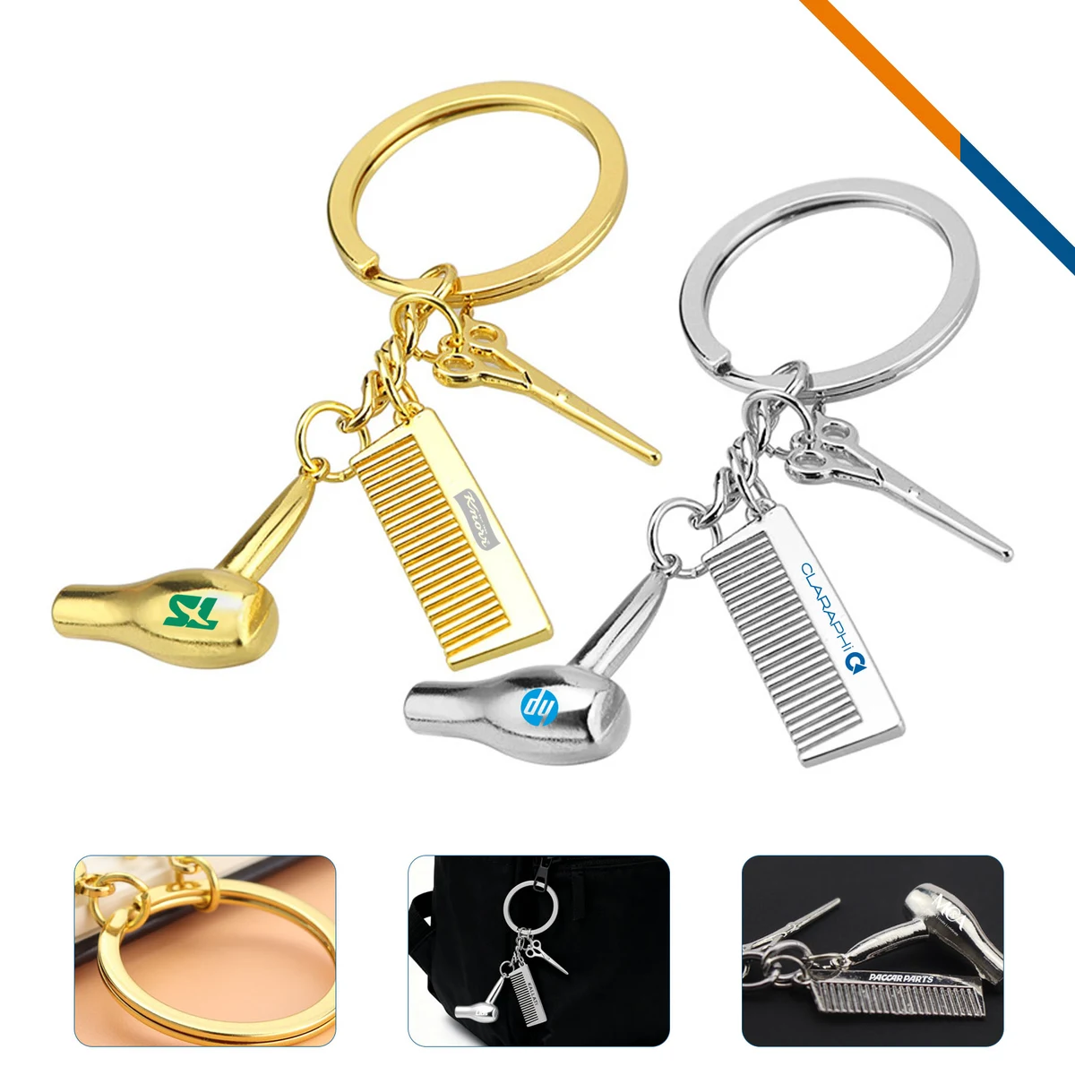 Coifit Hairdresser Tools Keychain 1