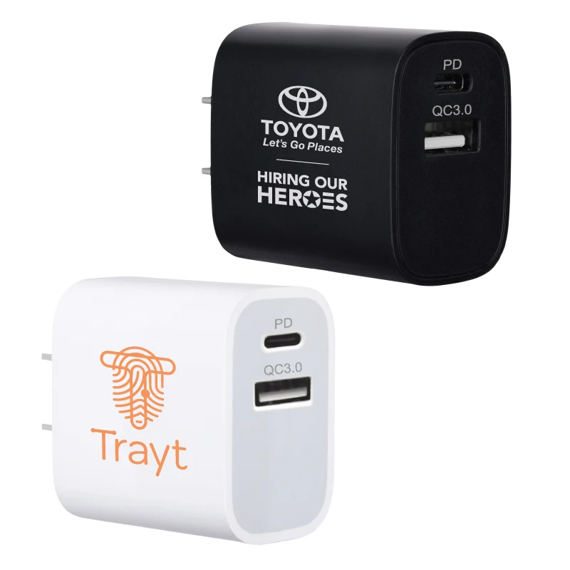 Dual 18W USB-A / USB-C Power Adapter 1
