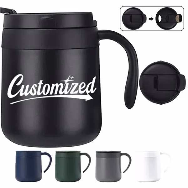 Custom Double-Wall Insulated 10 oz Stainless Steel Mug — Corporate & Executive Gifting