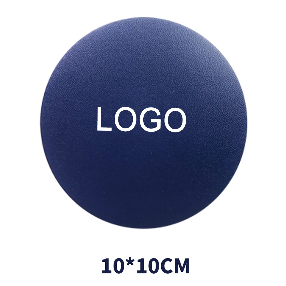 Pure Color PU Leather Cup Coaster 1