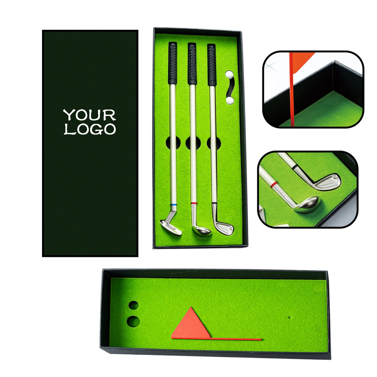 MOQ 20 PCS Multi-Color Golf Pen Gift Set 1