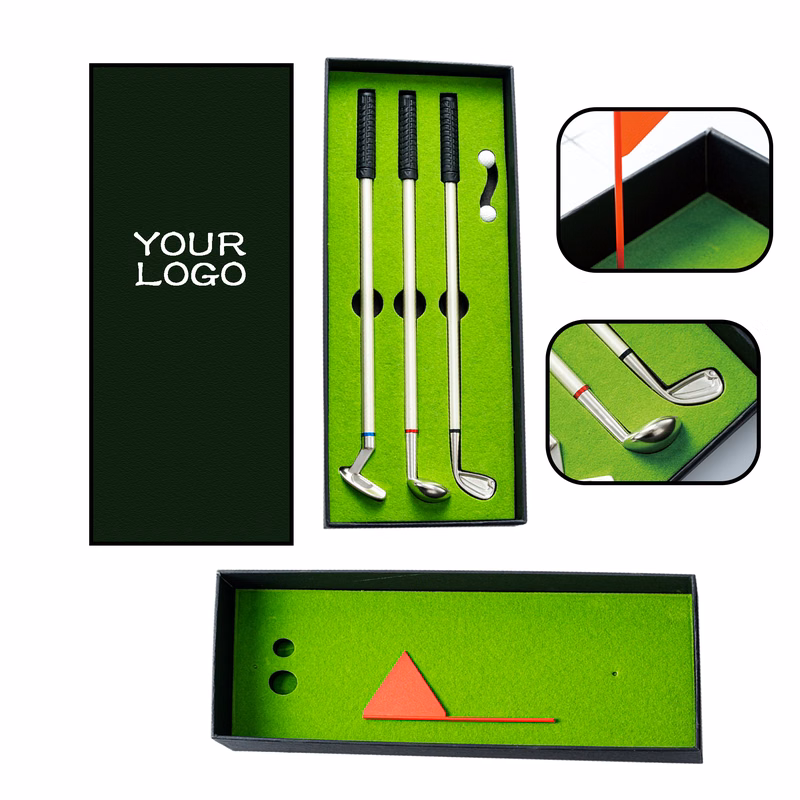 MOQ 20 PCS Multi-Color Golf Pen Gift Set