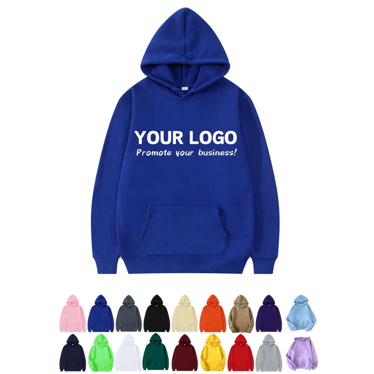 Unisex Fleece Pullover Sweatshirt, custom hoodie or sweatshirt with logo imprint 1